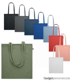 Shopper Onel in cotone biologico  manici lunghi