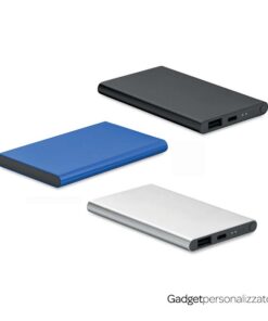 Power bank Powerflat C 4000 mAh in alluminio