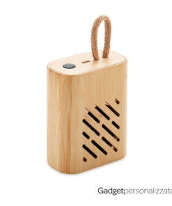 Speaker wireless 5.0 Rey con scocca in bambù
