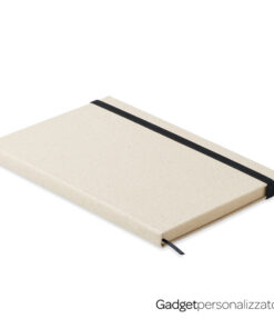 Notebook A5 Grass Notes in carta erba con cover rigida. Made in EU.