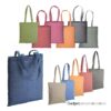 Shopper in cotone riciclato effetto melange