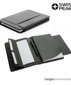 Portfolio A5 Swiss Peak Heritage con cover in PU riciclato RCS