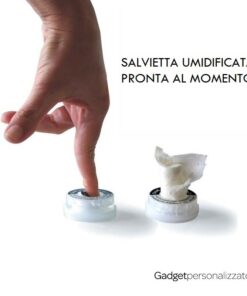 Napkin Go Salvietta compressa in capsula personalizzabile