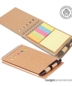 Set memo Multibook con copertina in cartone riciclato