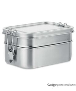 Lunch box portapranzo Double Chan in acciaio inossidabile