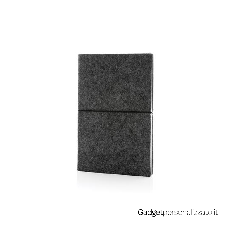 Taccuino eco A5 - feltro riciclato - immagine 3