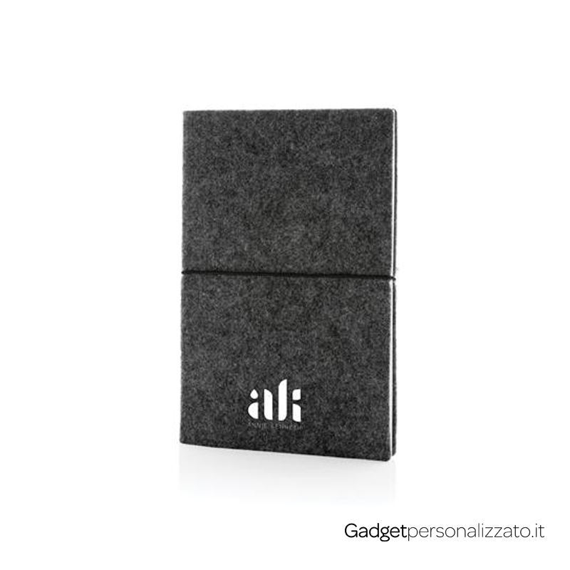 Taccuino eco A5 - feltro riciclato - immagine 5