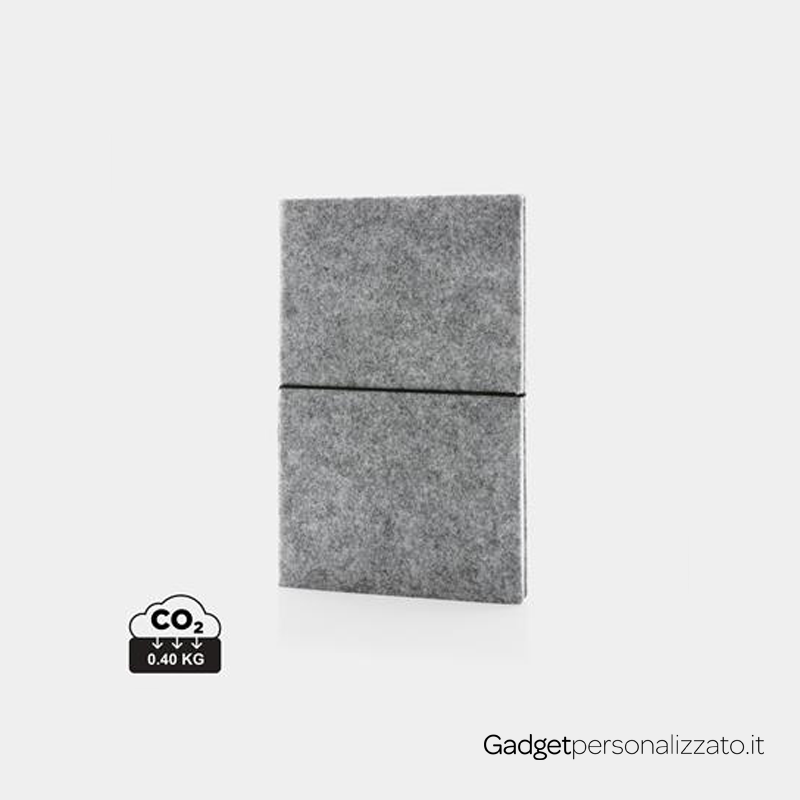 Taccuino eco A5 - feltro riciclato - immagine 6