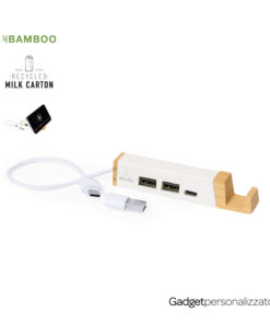 Hub USB con supporto smartphone