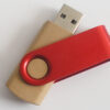 Chiave USB Mais con cap rotante in metallo