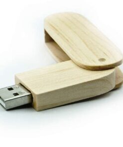 Chiave USB Legno con cap rotante