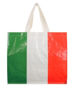 Shopper Italia in PP laminato con soffietto