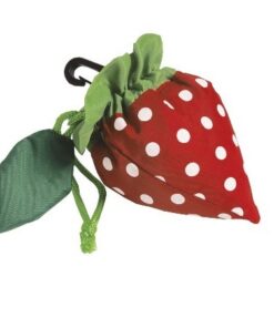 Shopper Strawberry ripiegabile a forma di fragola