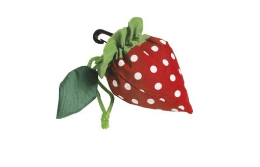 Shopper Strawberry ripiegabile a forma di fragola