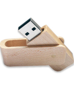Chiave USB Legno con capsula rotante