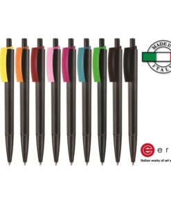 Penna a sfera e-Twenty Black Erga Made in Italy