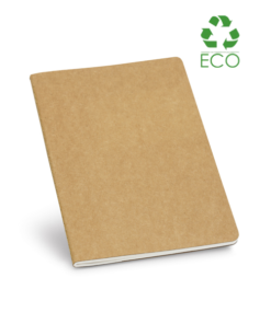 Quaderno A5 Kostova in carta riciclata e tasca interna