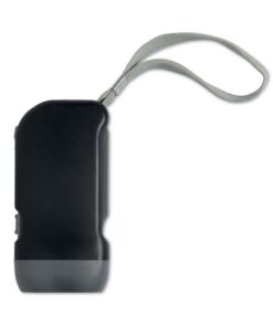 Torcia dinamo Robin in ABS con 2 LED