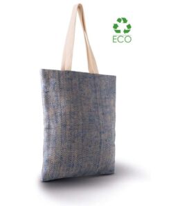 Shopper in juta filato naturale e manici in morbido cotone