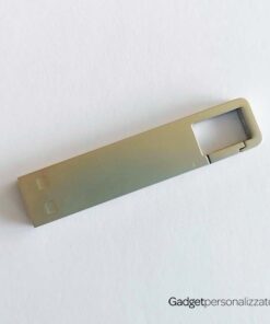 Chiave USB Hook in metallo con moschettone incorporato