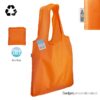 Shopper ripiegabile in rPET 210T con soffietto alla base