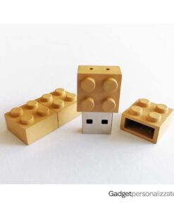 Chiave USB Lego in pasta di mais