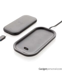 Power bank wireless 5.000 mAh con base di ricarica