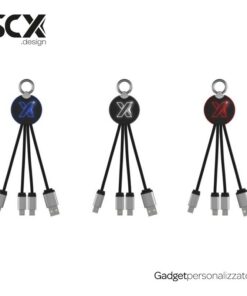 Cavo di ricarica SCX.design C16 con logo luminoso