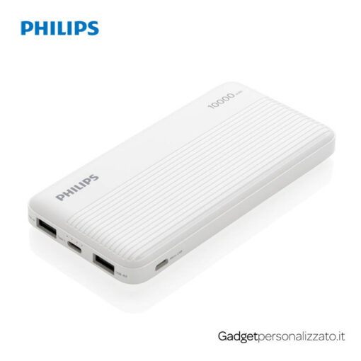 Power bank piatta da 10.000 mAh Philips