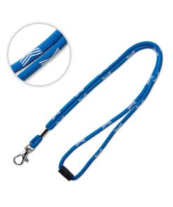 Lanyard tubolare con logo tessuto