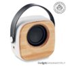 Cassa speaker wireless 5.0 Ohio Sound con frontale in bambù