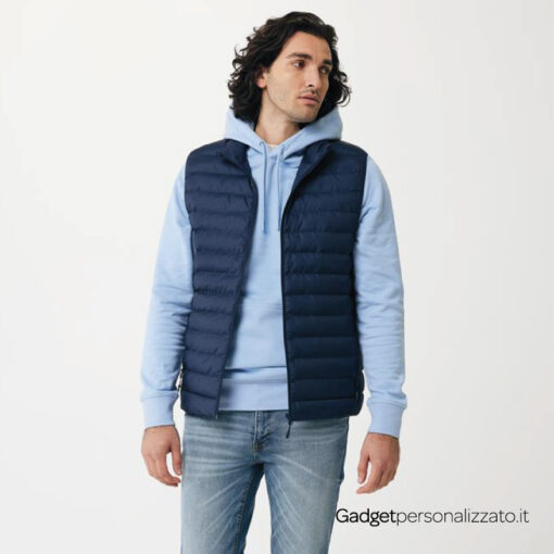 Gilet smanicato da uomo in poliestere riciclato - Meru