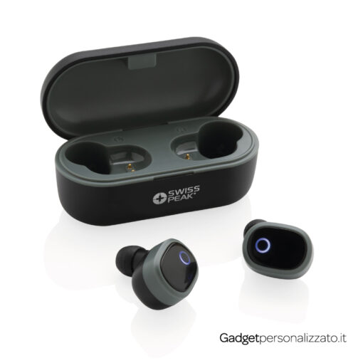 Auricolari Wireless in ABS con Custodia di Ricarica - immagine 3