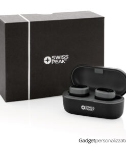 Auricolari Wireless in ABS con Custodia di Ricarica