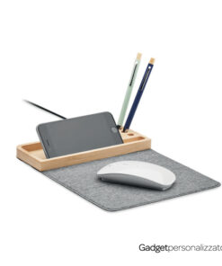 Caricatore Wireless e Organizer in Bambù – PANDU
