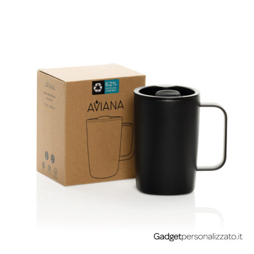 Tazza Termica Aviana™ Rowan in Acciaio Riciclato RCS - 450 ml
